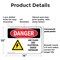 Signmission ARC Flash And Electrical Shock Danger Sign, Plastic, 14in W x 10in L, 2PK OS-2PACK-DS-P-1014-L-2236 - alternate 7